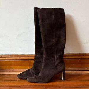 Sam Edelman Dark Brown Heeled Boots